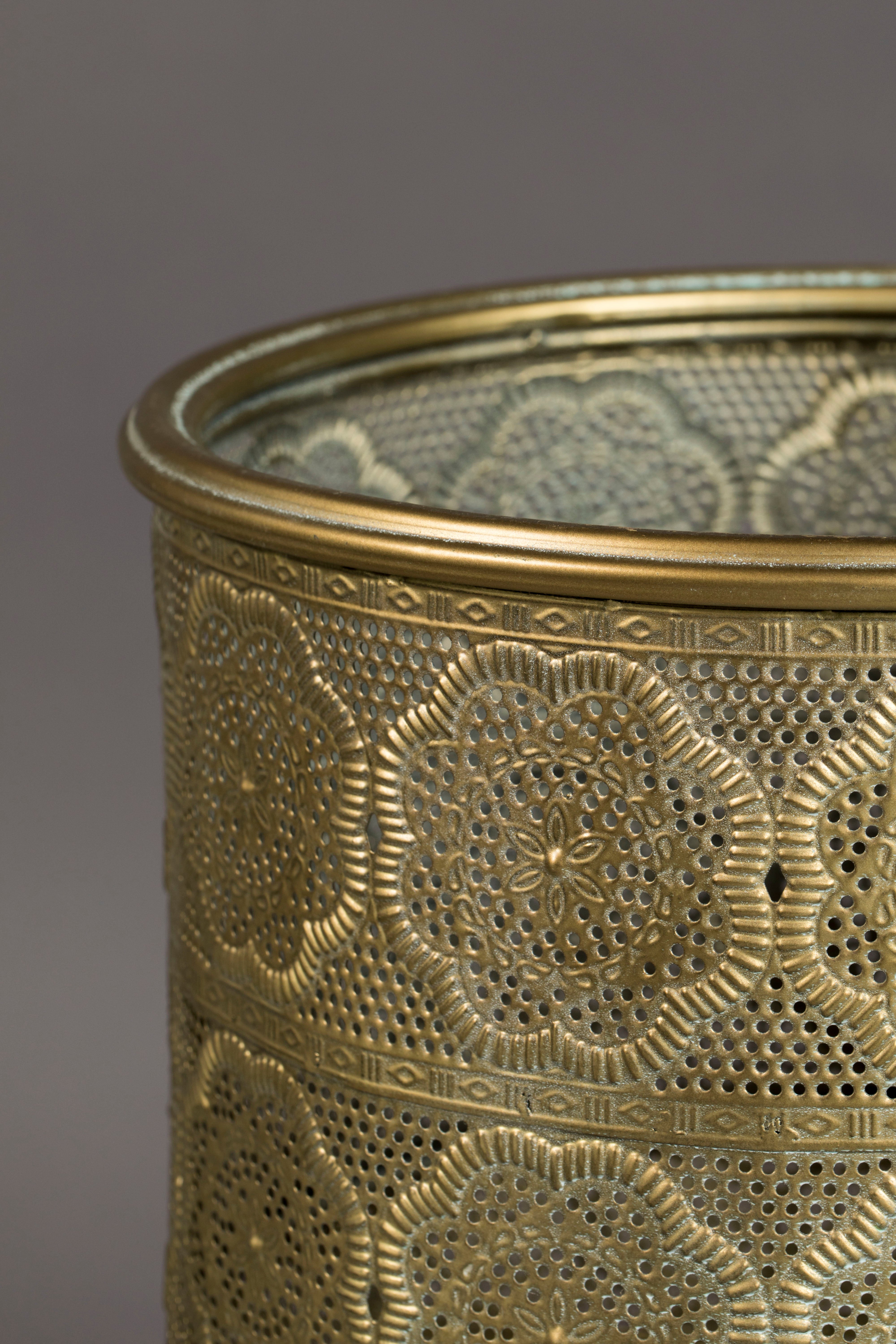 Dutchbone Botanique Green & Gold Planter Medium